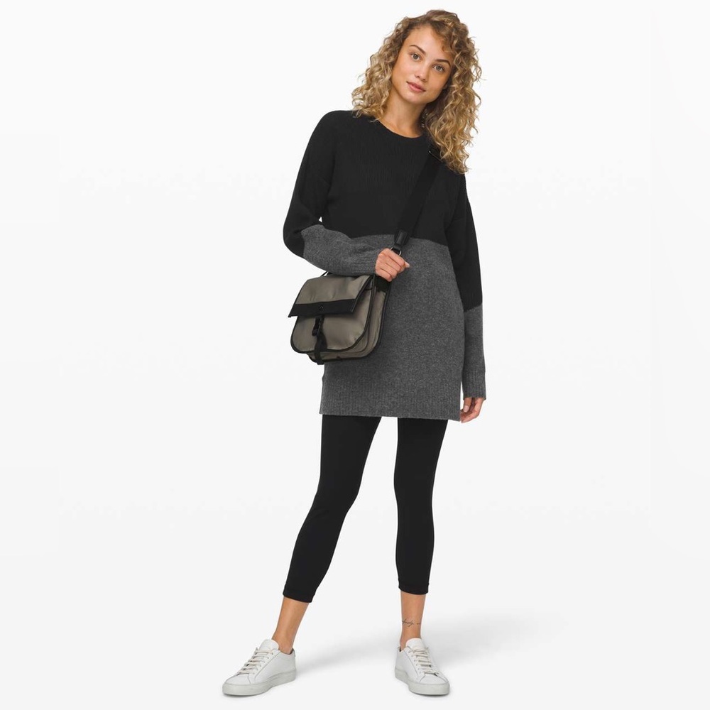 NWT Lululemon Restful Intention Sweater
Black Heathered Core Dark Grey size M
